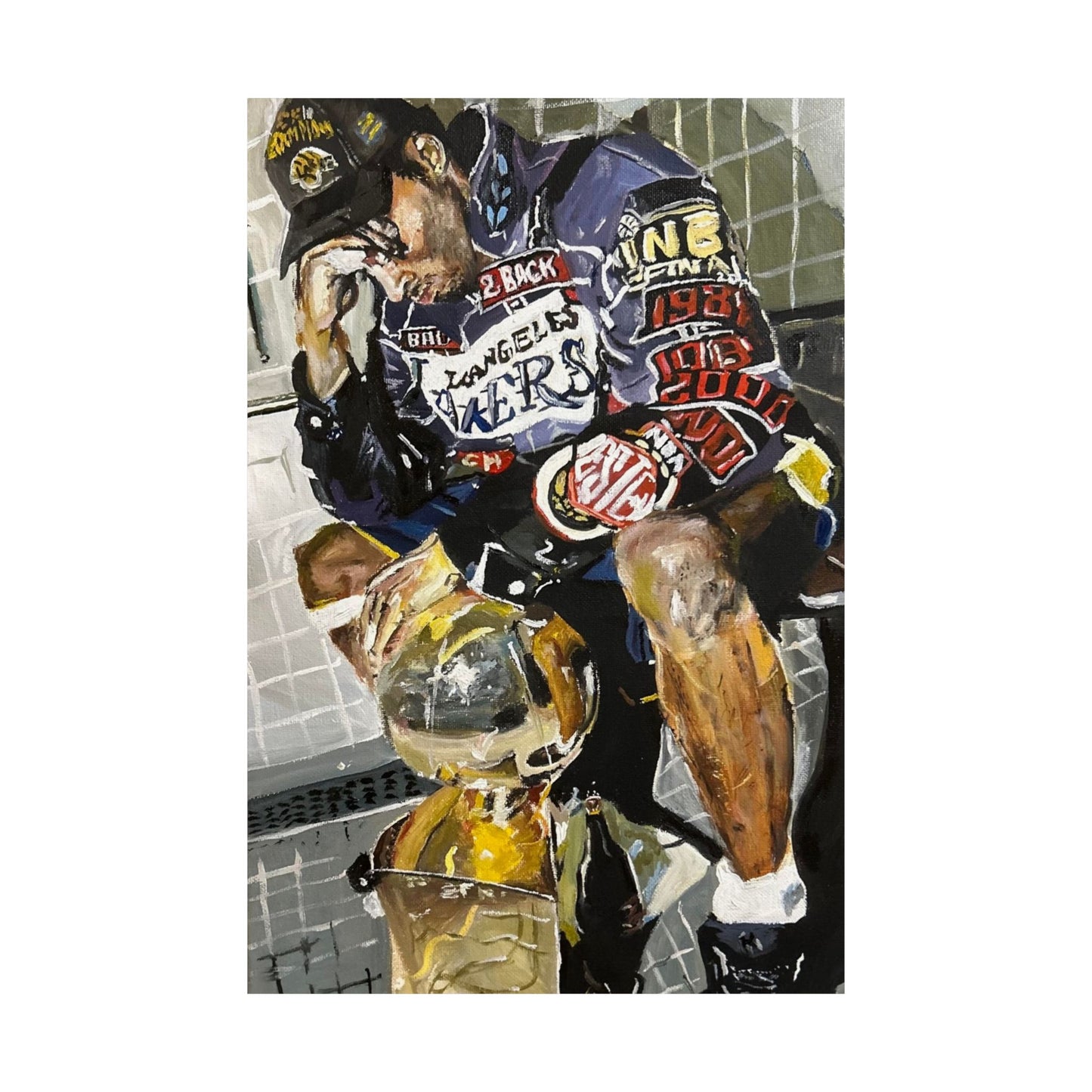 Kobe Championship 24 x 36 Poster Original Artwork by CJSNOTHERE