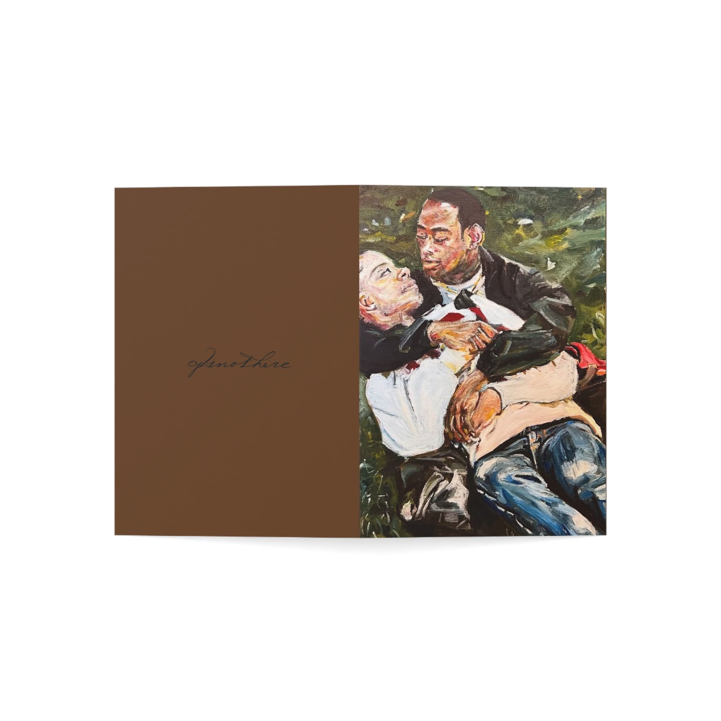 Love and Basketball Greeting Card - Original Artwork by CJSNOTHERE
