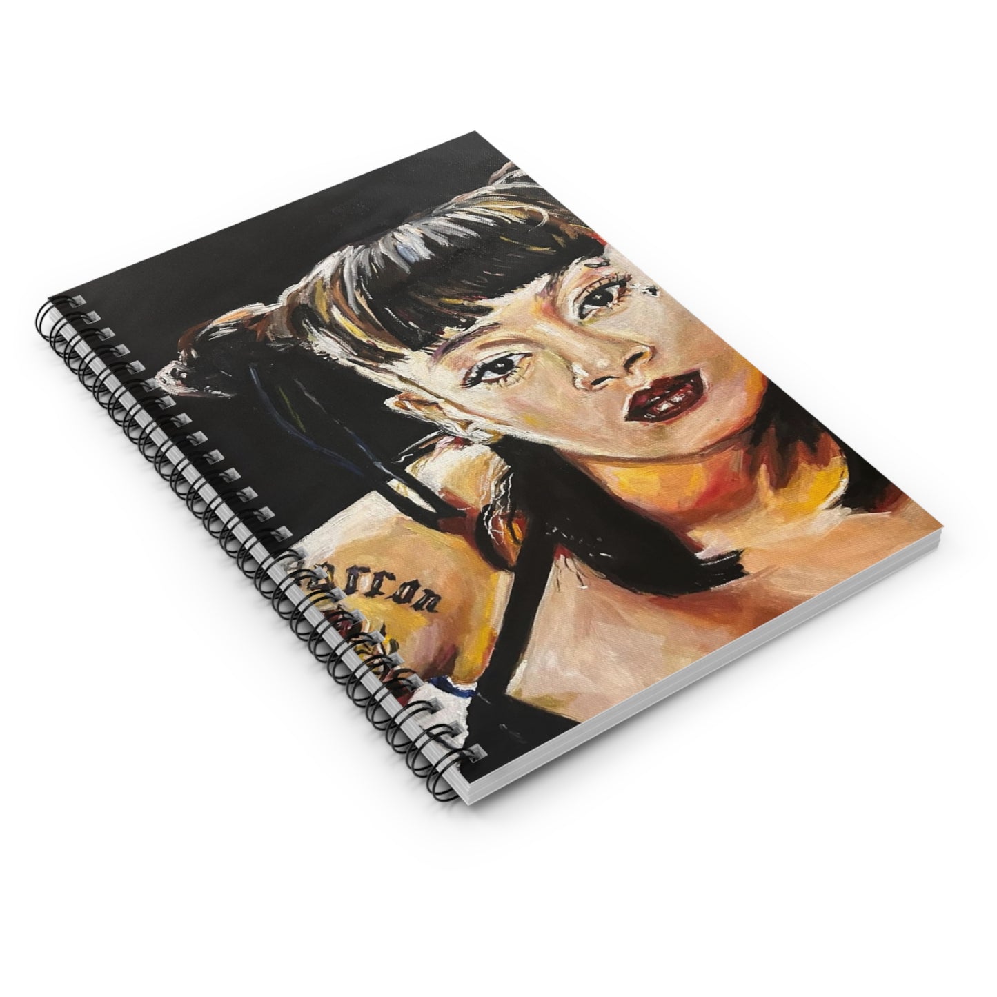 Lisa Left Eye Spiral Bound Journal - Original Artwork by CJSNOTHERE