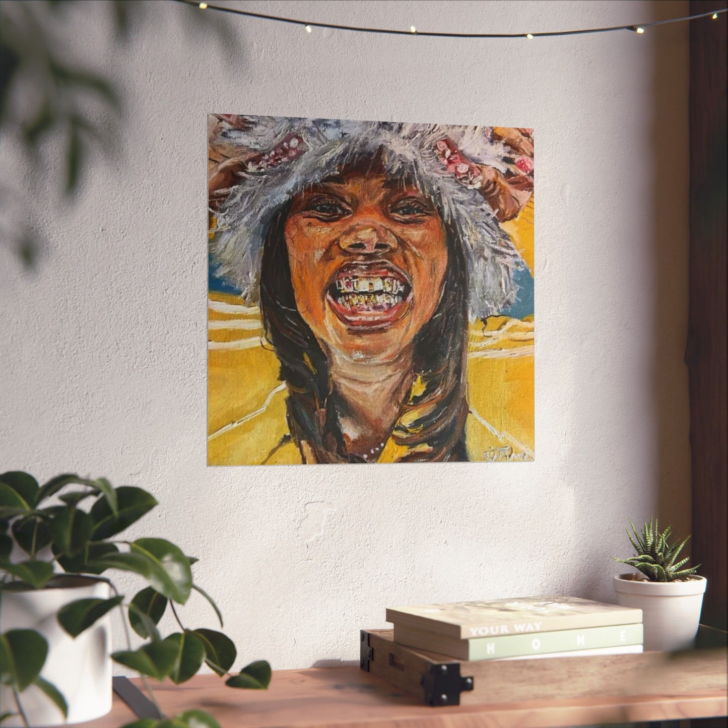 LAILA! 18 x 18 Poster - Original Artwork by CJSNOTHERE