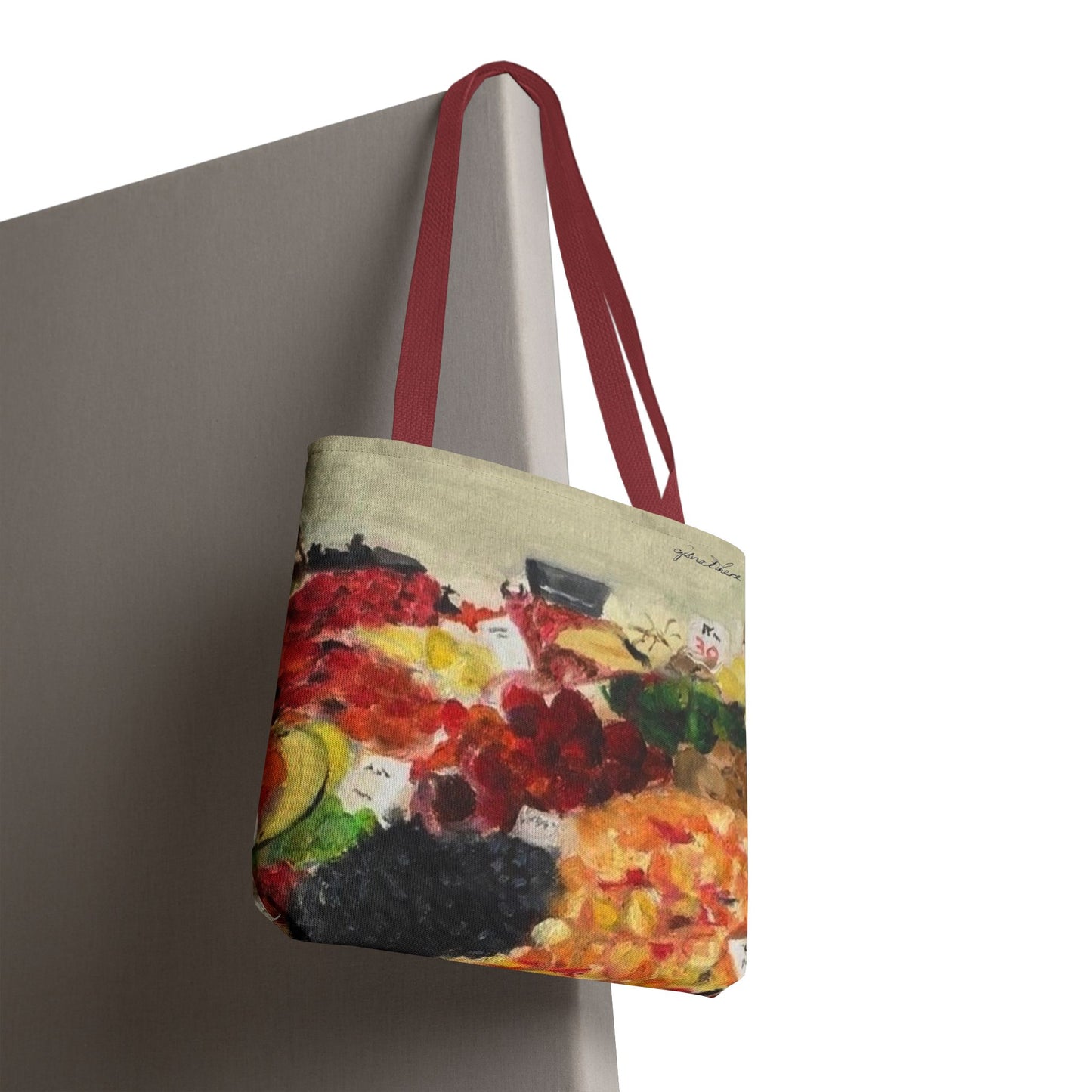 Farmer's Market Tote Bag - Original Artwork by CJSNOTHERE