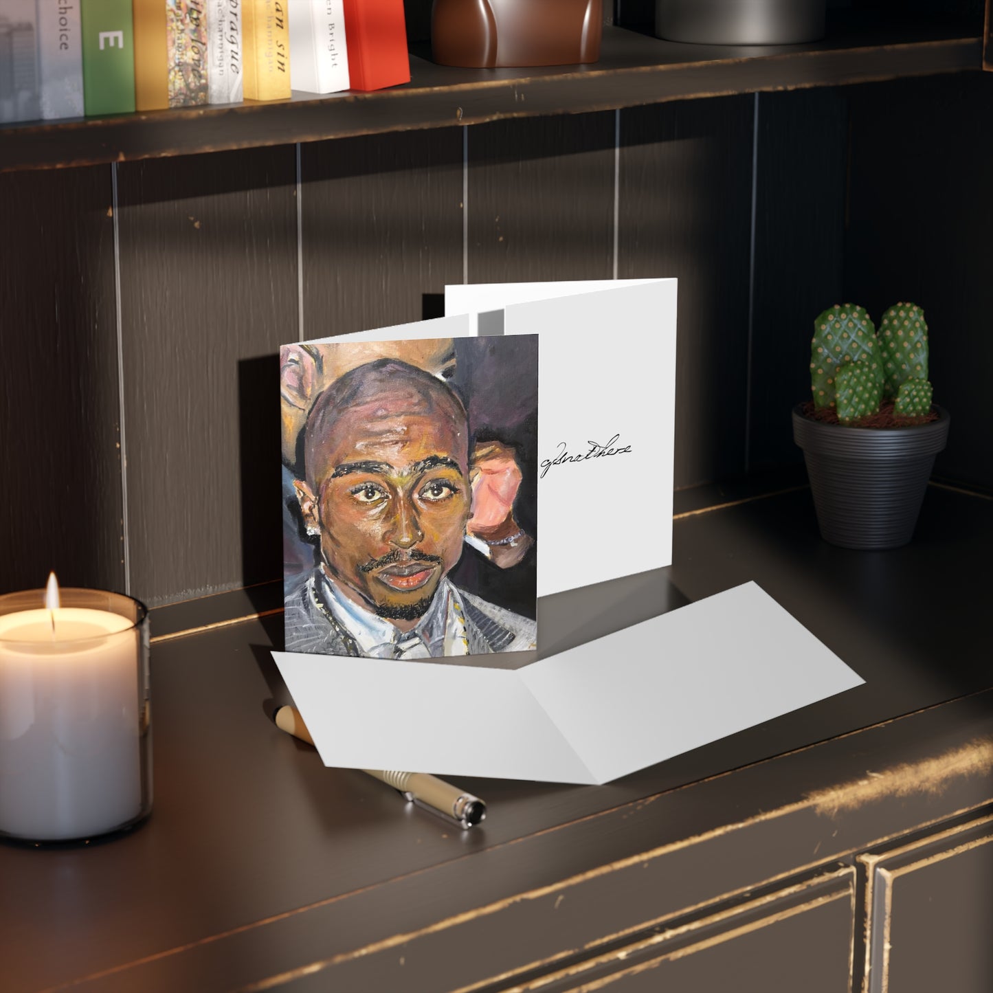 All Eyez On Me (8 pc set) Greeting Cards - Original Artwork by CJSNOTHERE