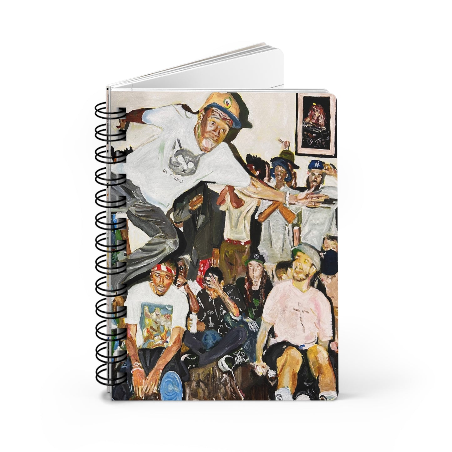 "Tyler" Spiral Journal - Original Artwork by CJSNOTHERE