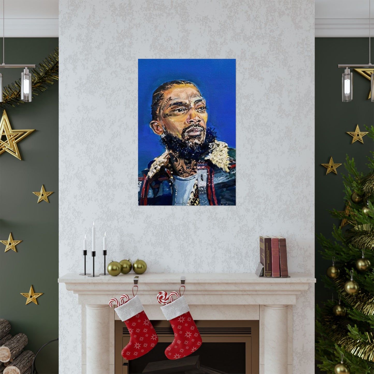 Nipsey Hussle 24 x 36 Poster Original Artwork by CJSNOTHERE