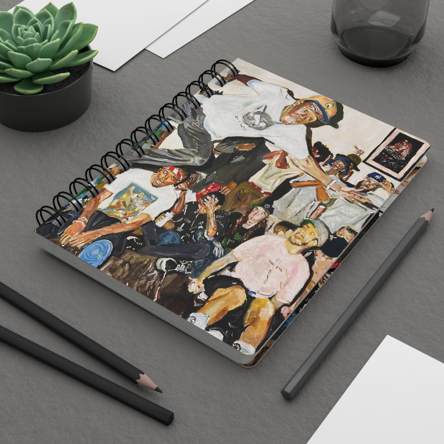 "Tyler" Spiral Journal - Original Artwork by CJSNOTHERE