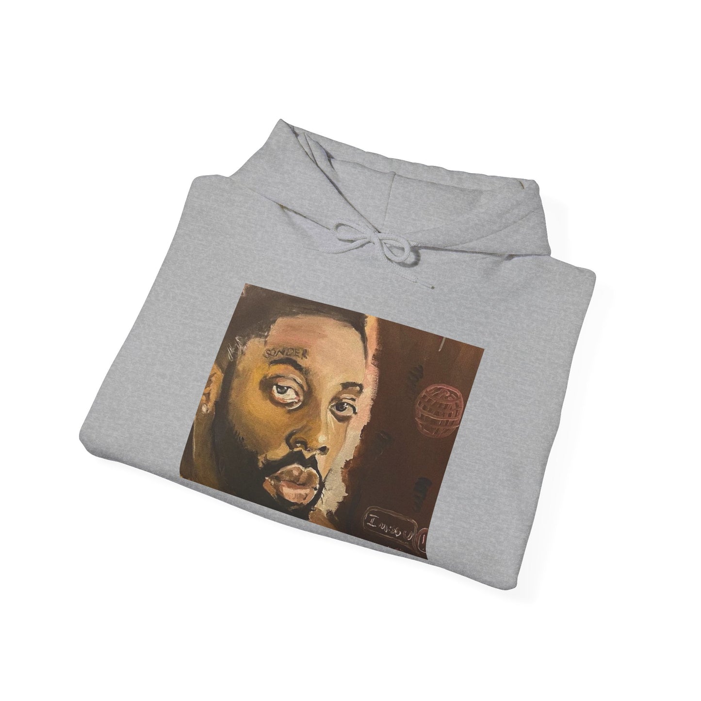 Brent Faiyaz Hoodie - Original Artwork by CJSNOTHERE