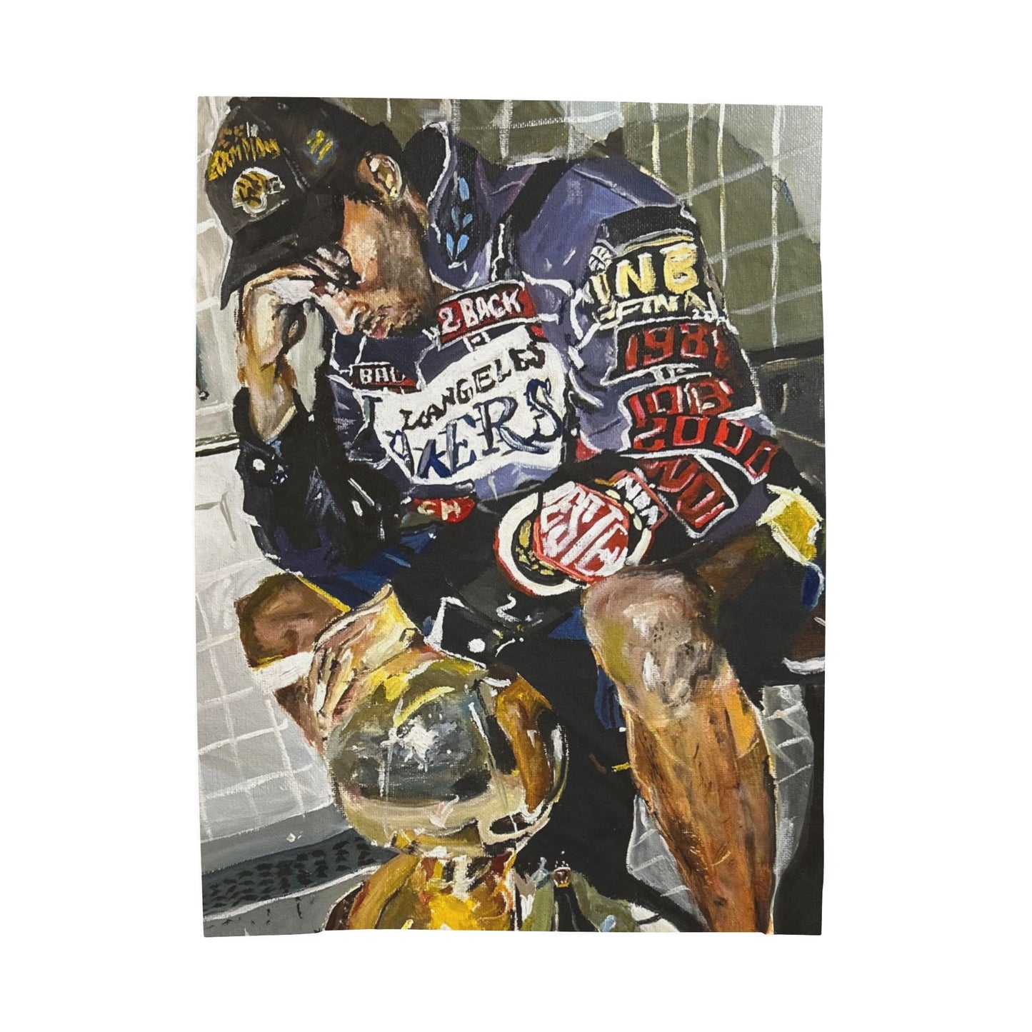 Kobe Championship Blanket -Original Artwork by CJSNOTHERE