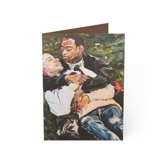 Love and Basketball Greeting Card - Original Artwork by CJSNOTHERE