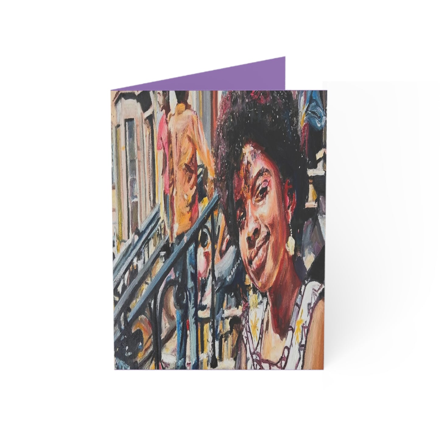 Crooklyn Troy Greeting Card - Original Artwork by CJSNOTHERE