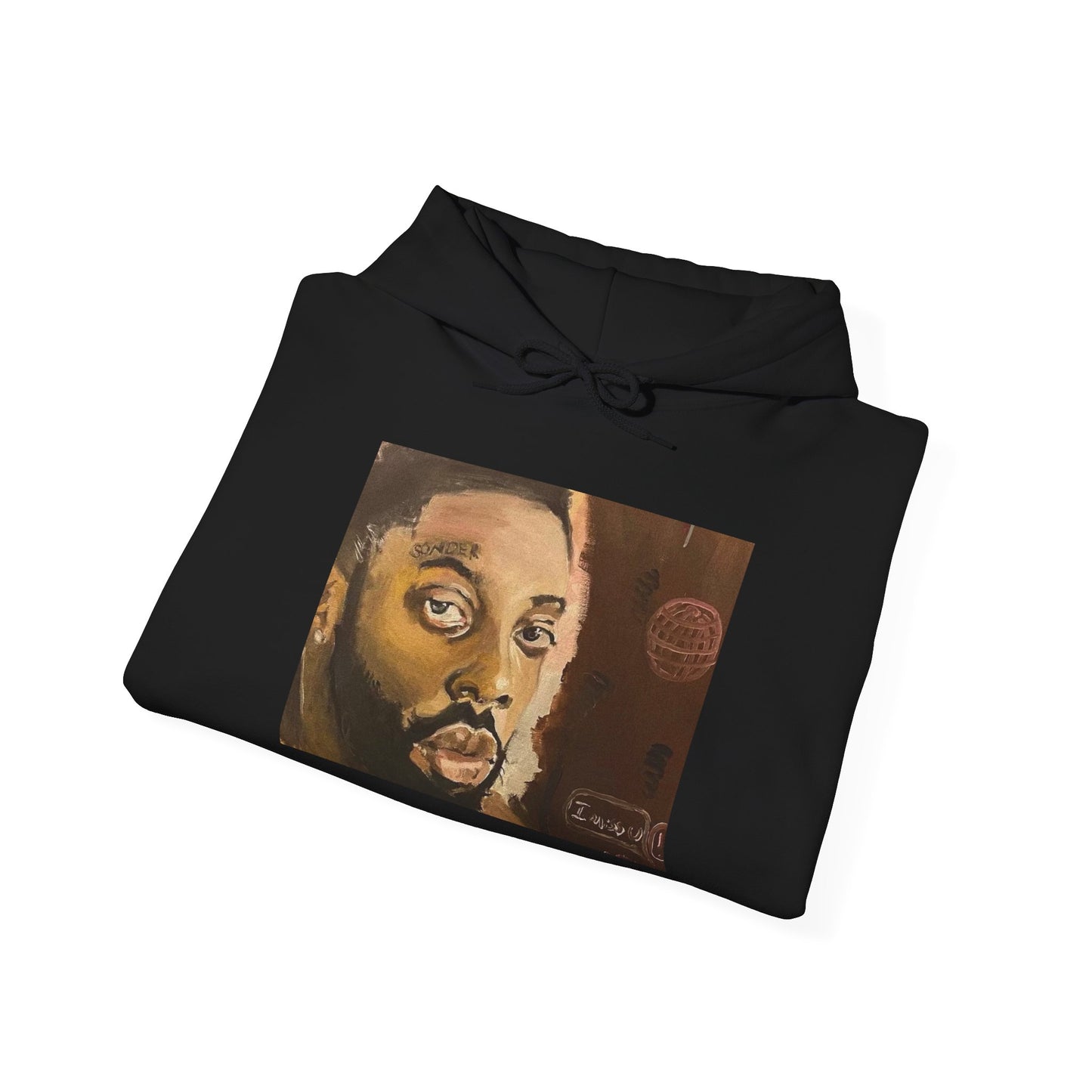 Brent Faiyaz Hoodie - Original Artwork by CJSNOTHERE