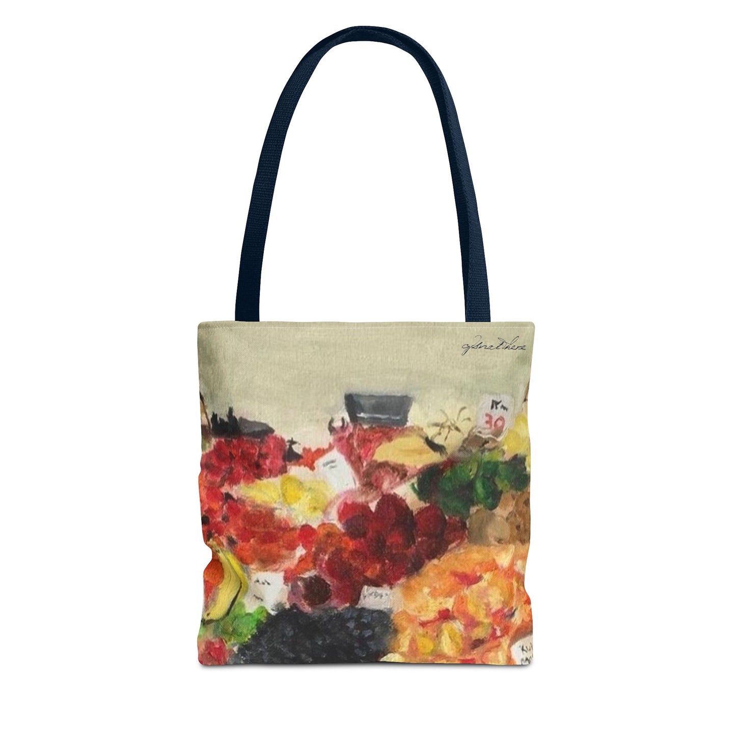 Farmer's Market Tote Bag - Original Artwork by CJSNOTHERE