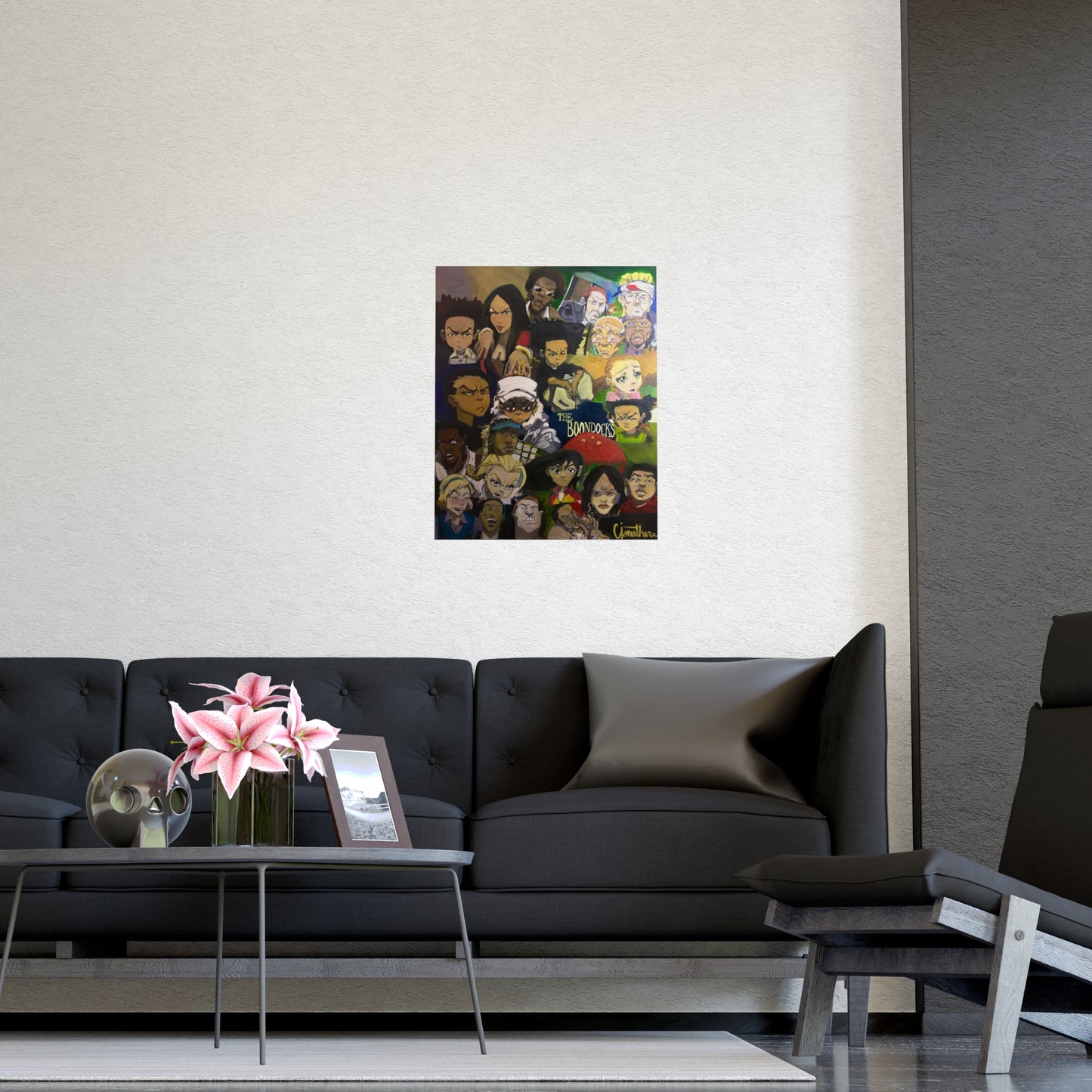 Boondocks Collage Matte Poster - Orginal artwork by CJSNOTHERE