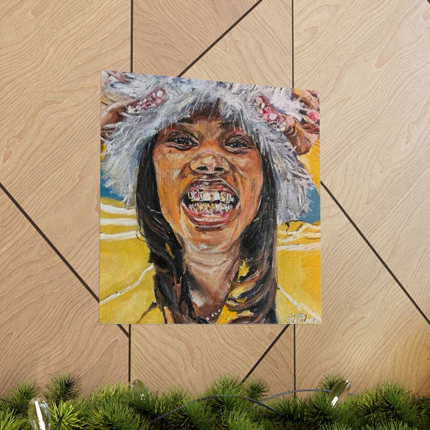 LAILA! 18 x 18 Poster - Original Artwork by CJSNOTHERE