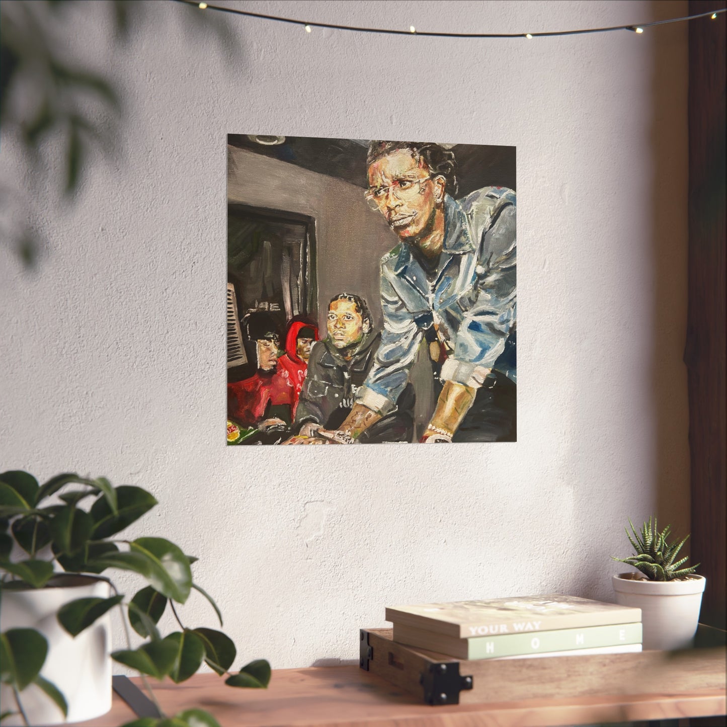 Young Thug and Lil Durk 16x16 Poster-Original artwork by CJSNOTHERE