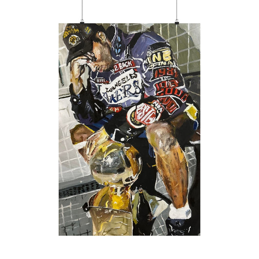 Kobe Championship 24 x 36 Poster Original Artwork by CJSNOTHERE