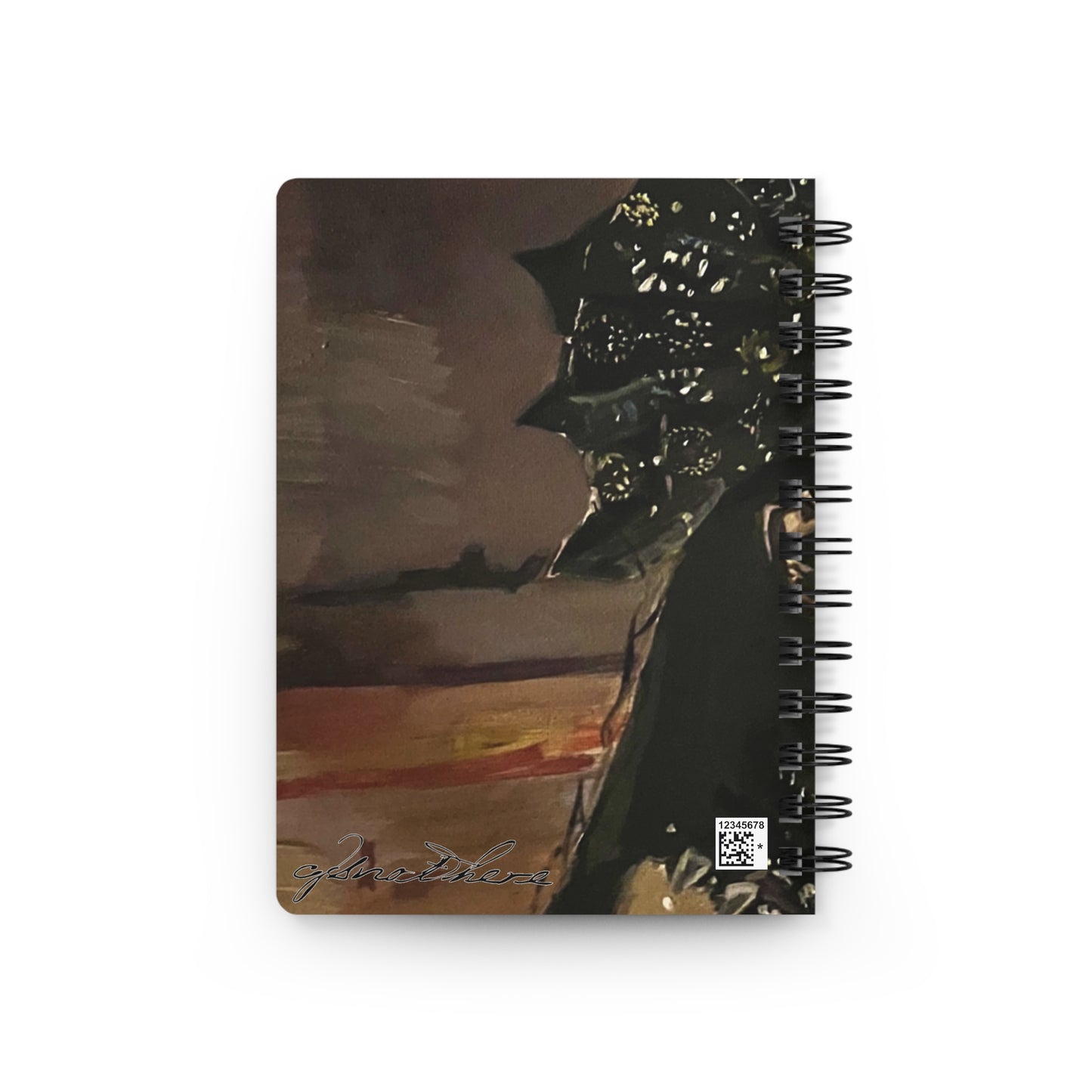 Akasha Queen of the Damned Spiral Bound Journal - Original Artwork by CJSNOTHERE