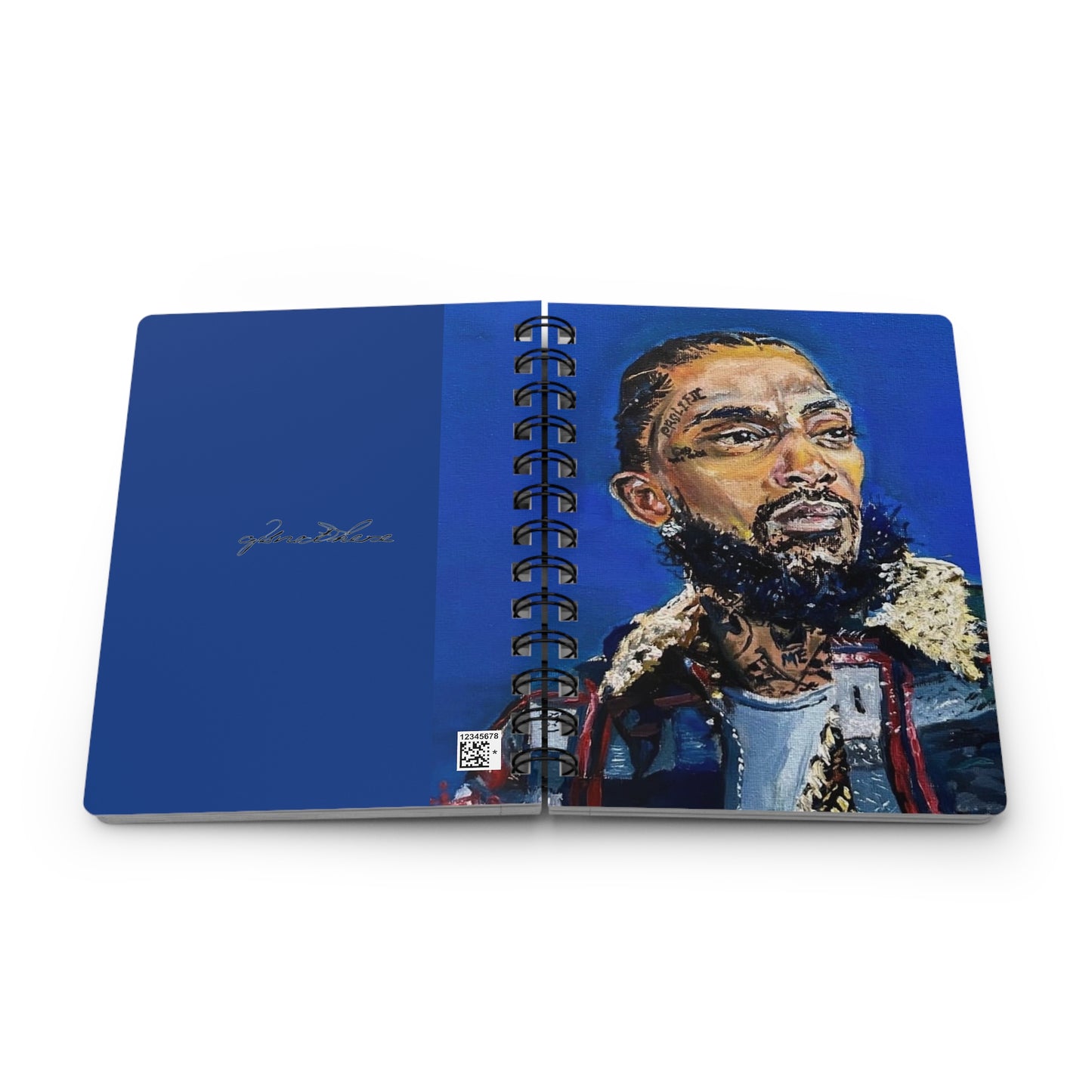 "Nipsey" Spiral Bound Journal - Original Artwork by CJSNOTHERE