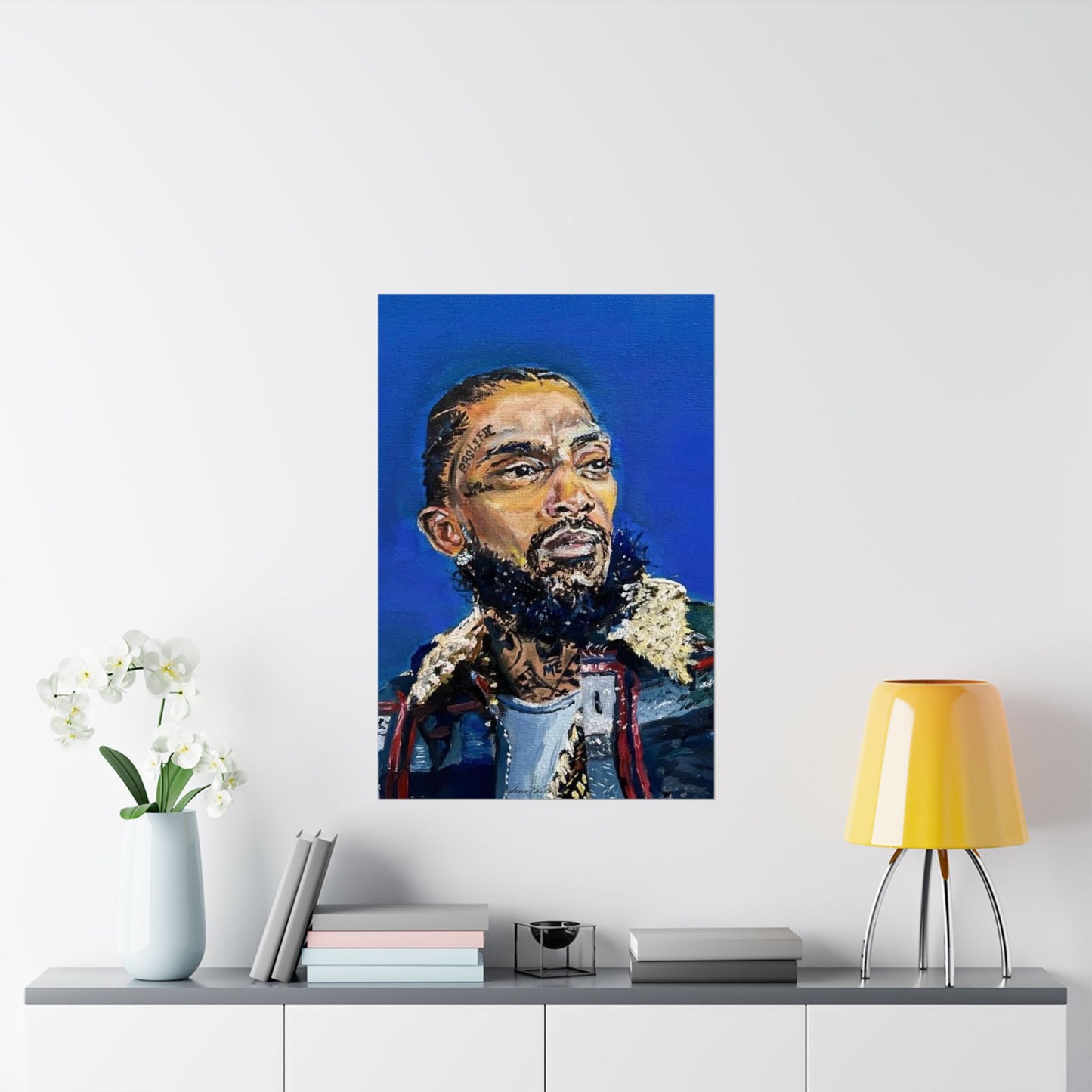 Nipsey Hussle 24 x 36 Poster Original Artwork by CJSNOTHERE