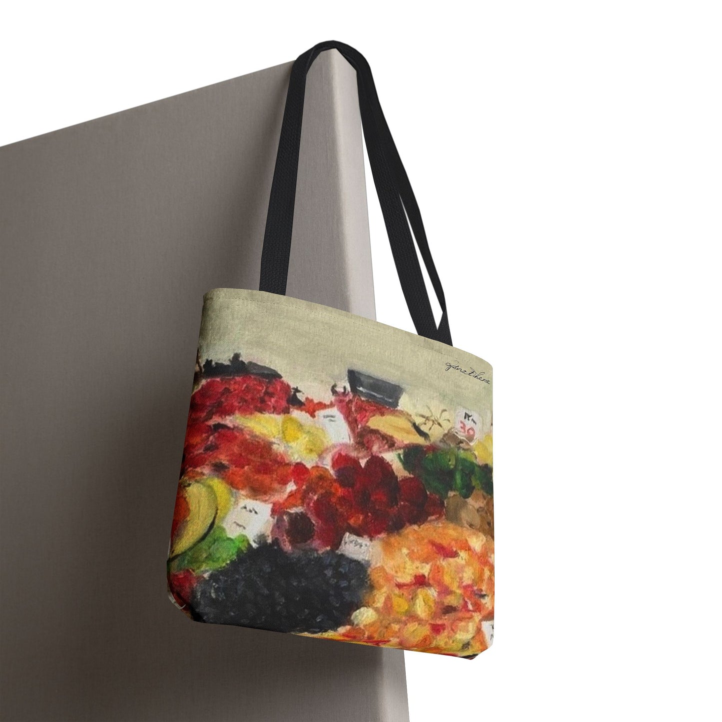 Farmer's Market Tote Bag - Original Artwork by CJSNOTHERE