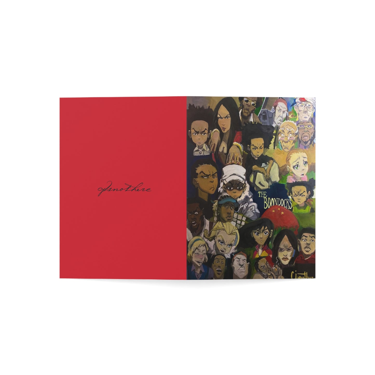 "Boondocks" Greeting Cards - Hand-painted by CJSNOTHERE, for Every Occasion,  Birthday, Thank You, Unique Art Cards