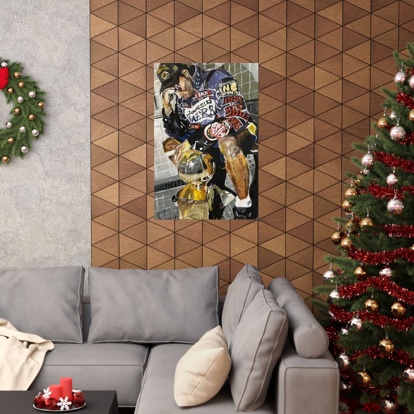 Kobe Championship 24 x 36 Poster Original Artwork by CJSNOTHERE