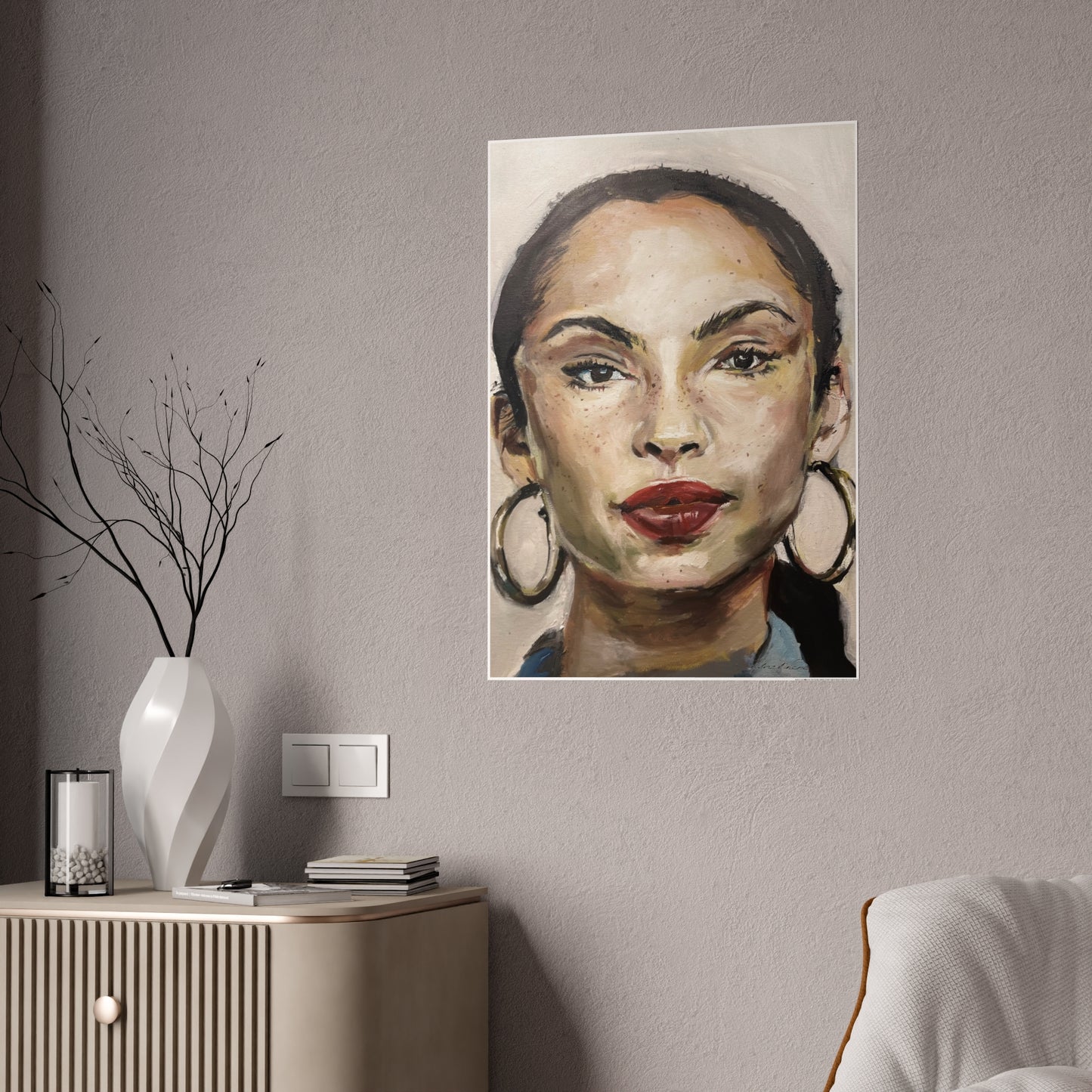 Sade Elegant Gloss 23.4 x 33.1 Poster Original Artwork by CJSNOTHERE