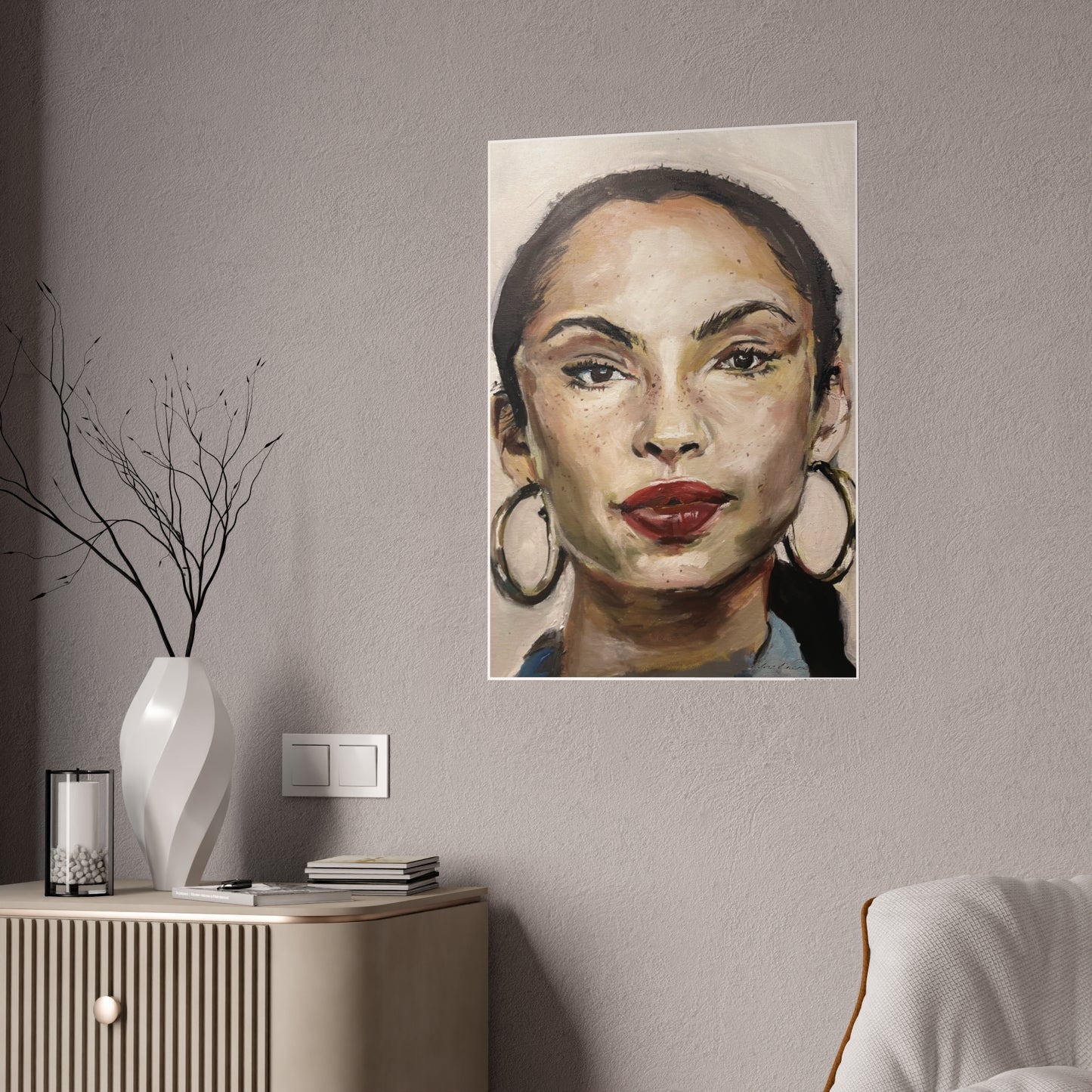 Sade Elegant Gloss 23.4 x 33.1 Poster Original Artwork by CJSNOTHERE