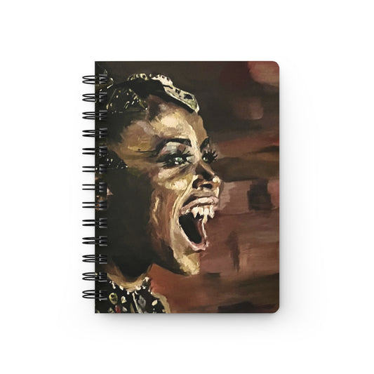 Akasha Queen of the Damned Spiral Bound Journal - Original Artwork by CJSNOTHERE