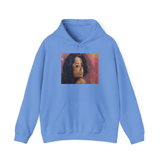 Baby Girl Aaliyah Hoodie - Original Artwork by CJSNOTHERE