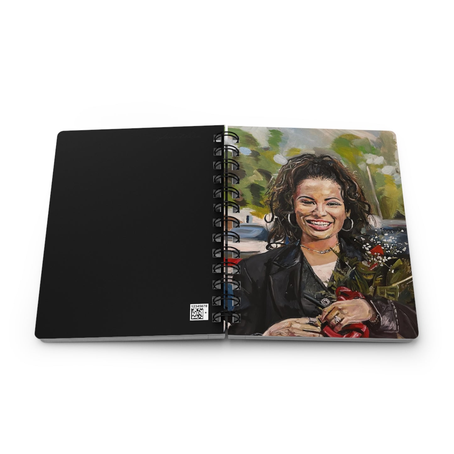 Selena Spiral Bound Journal - Original Artwork by CJSNOTHERE