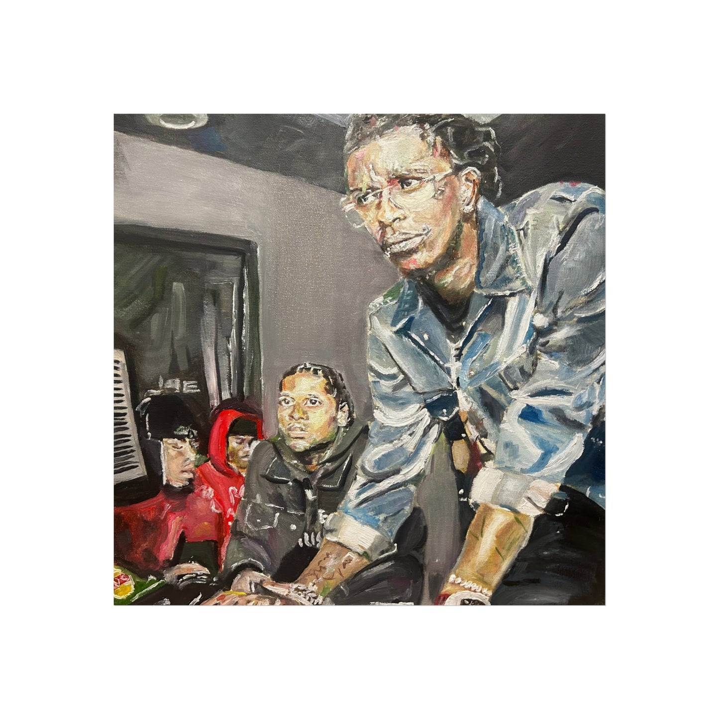 Young Thug and Lil Durk 16x16 Poster-Original artwork by CJSNOTHERE