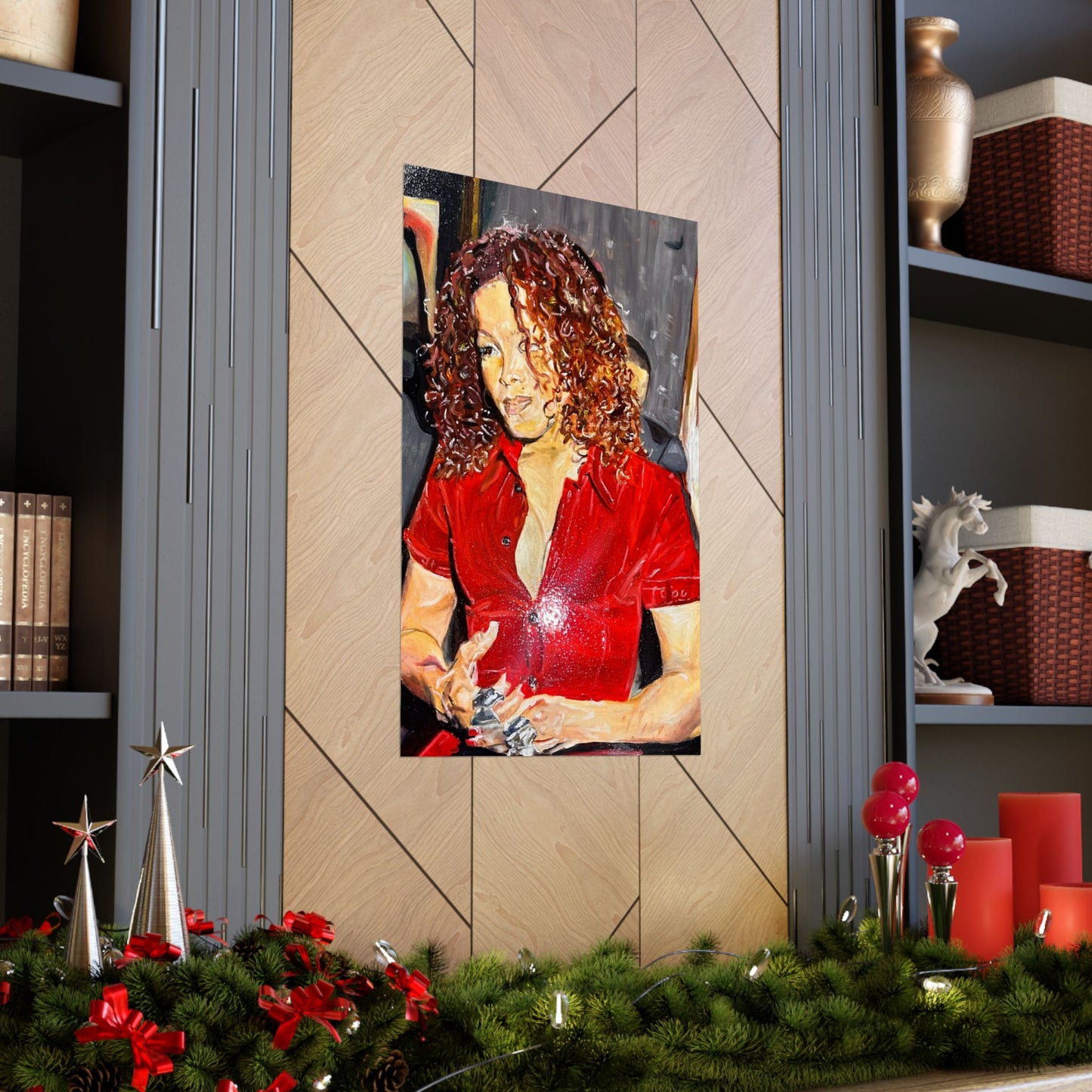 Janet 24 x 36 Poster Original Artwork by CJSNOTHERE
