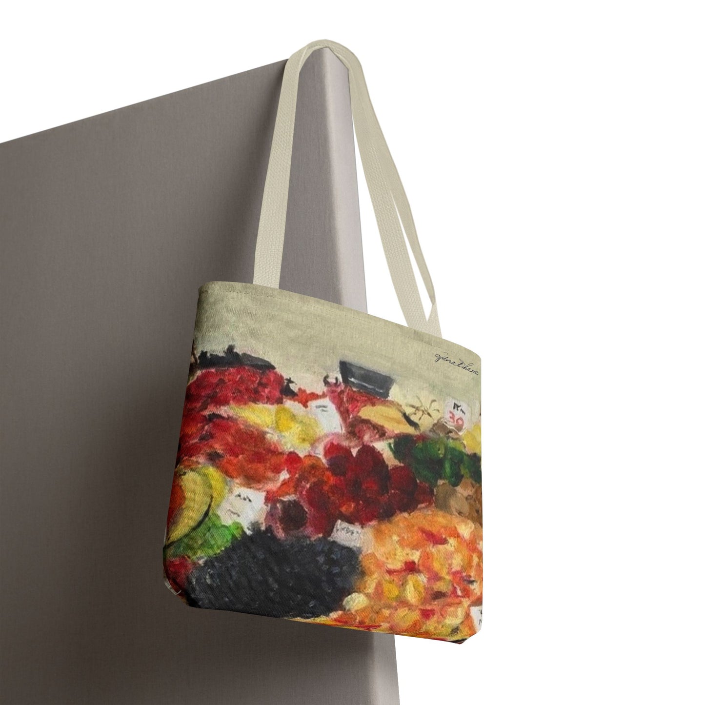 Farmer's Market Tote Bag - Original Artwork by CJSNOTHERE