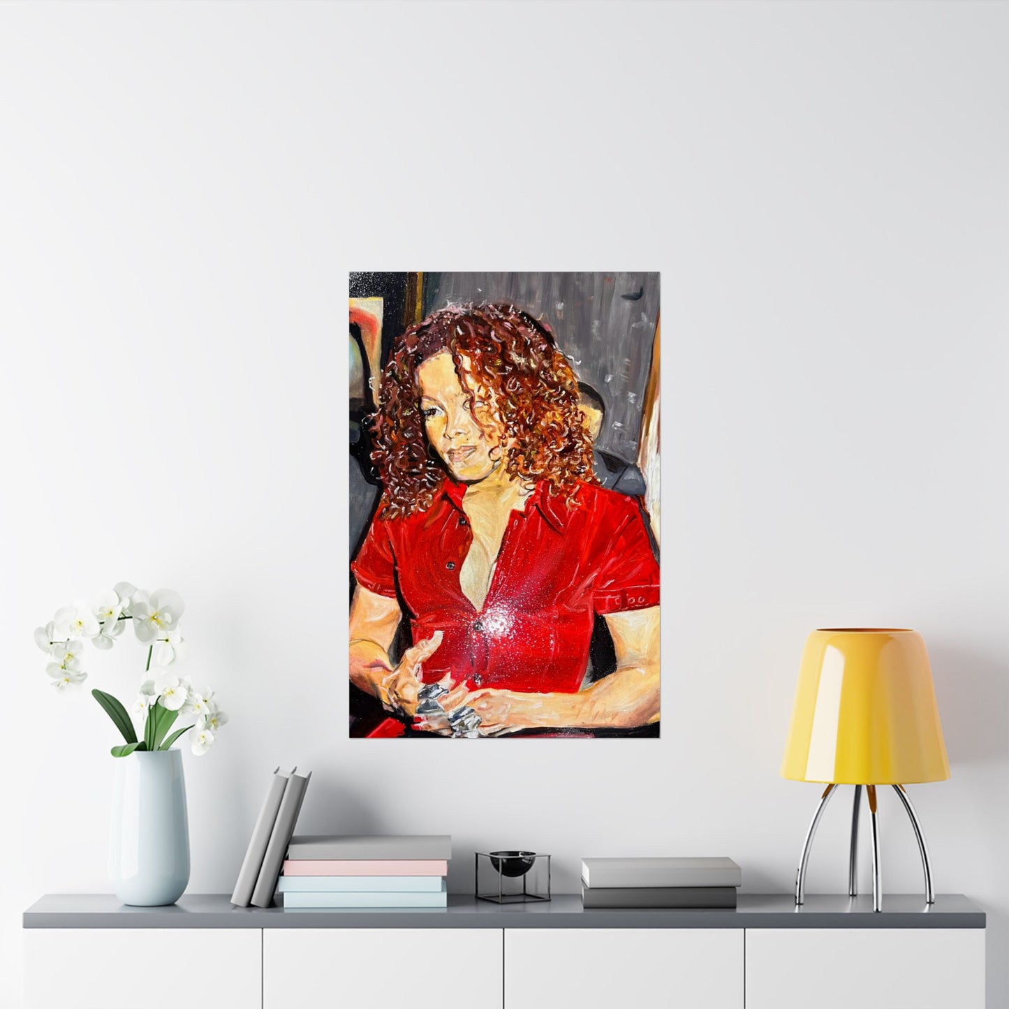 Janet 24 x 36 Poster Original Artwork by CJSNOTHERE