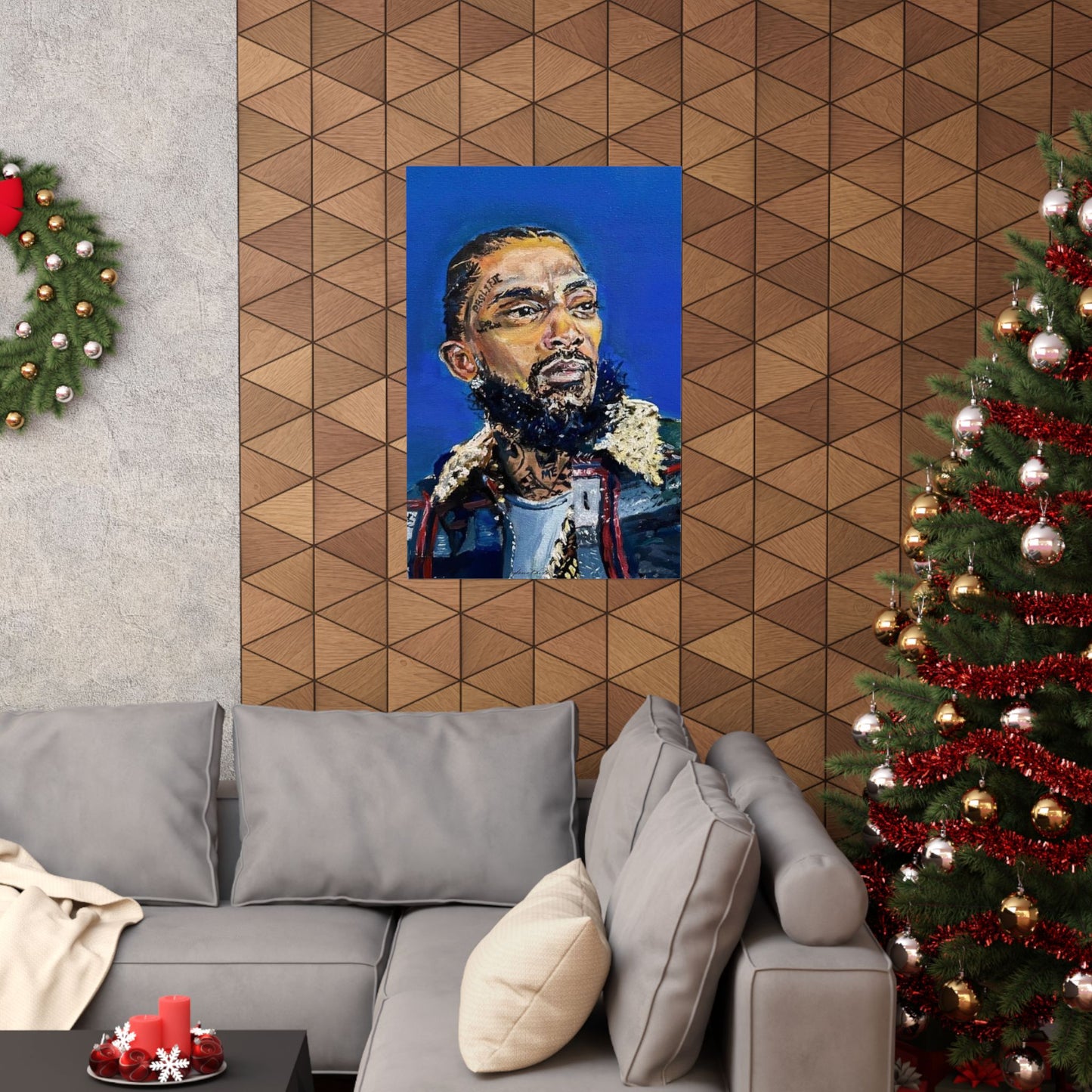 Nipsey Hussle 24 x 36 Poster Original Artwork by CJSNOTHERE