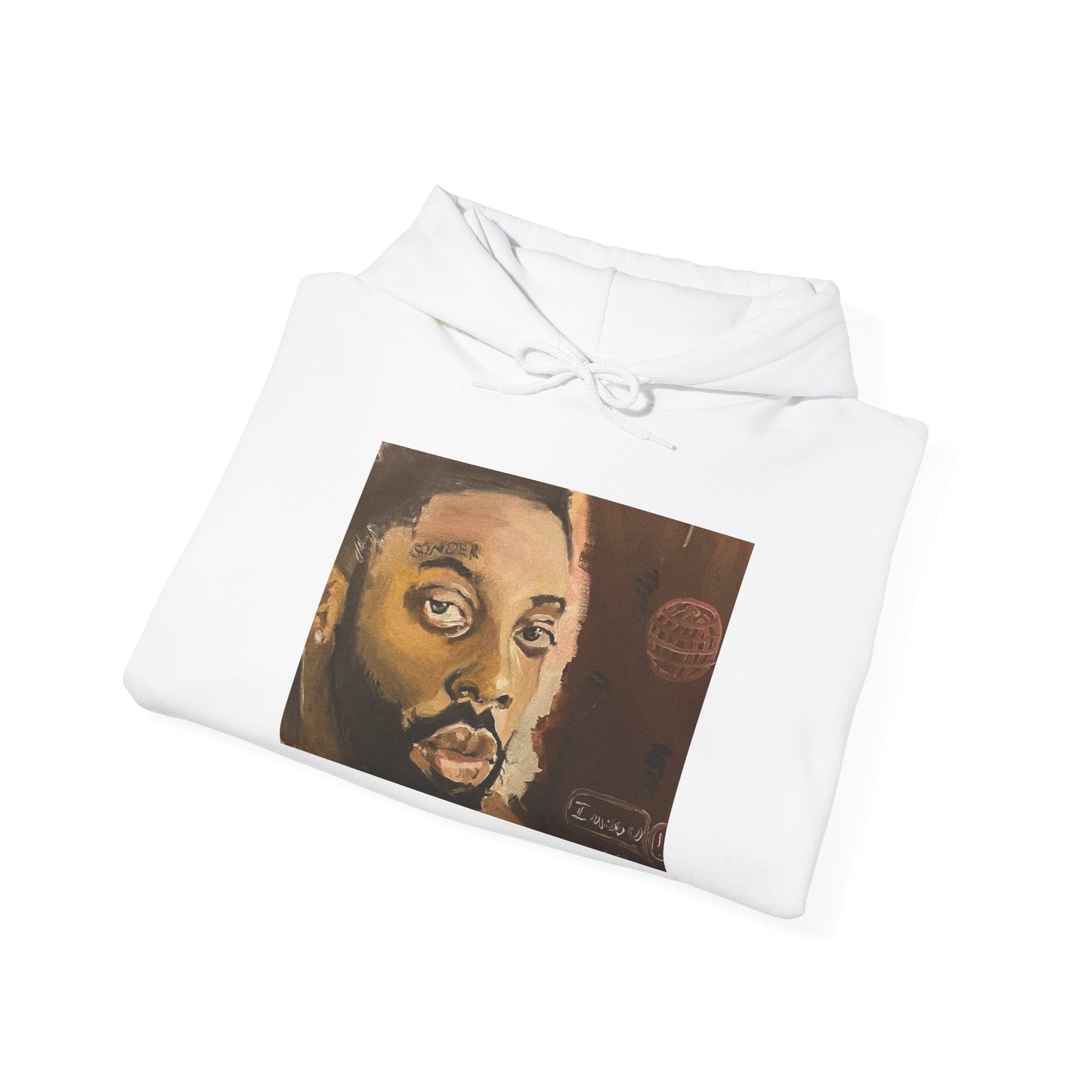 Brent Faiyaz Hoodie - Original Artwork by CJSNOTHERE