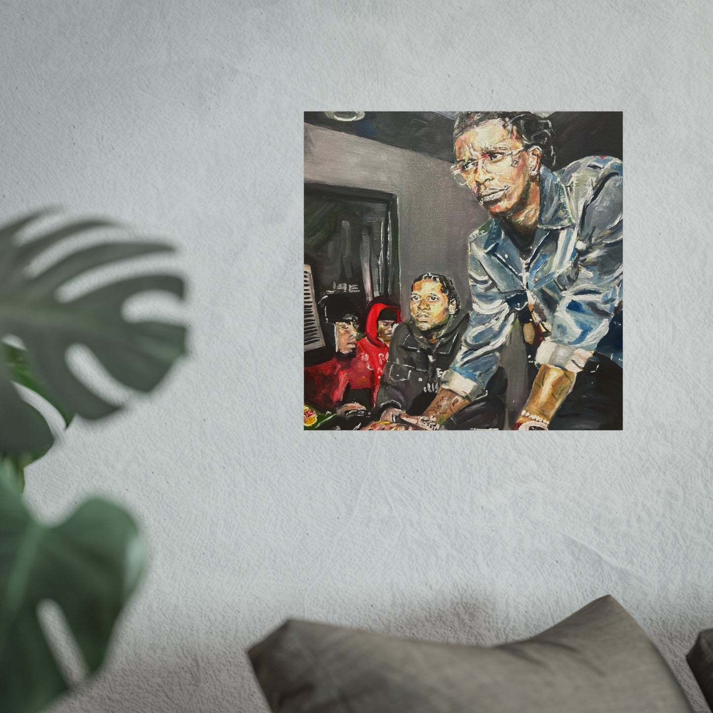 Young Thug and Lil Durk 16x16 Poster-Original artwork by CJSNOTHERE