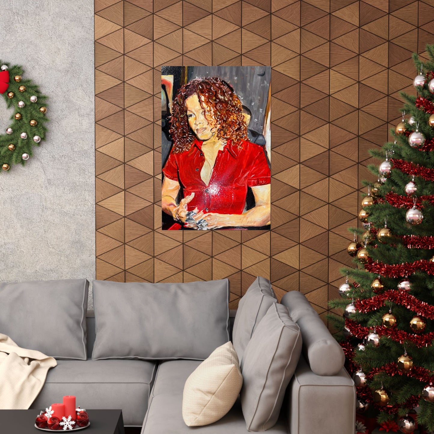 Janet 24 x 36 Poster Original Artwork by CJSNOTHERE