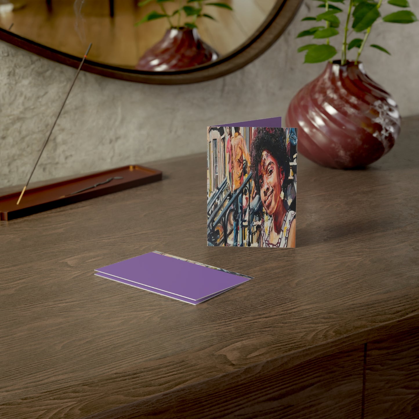 Crooklyn Troy Greeting Card - Original Artwork by CJSNOTHERE