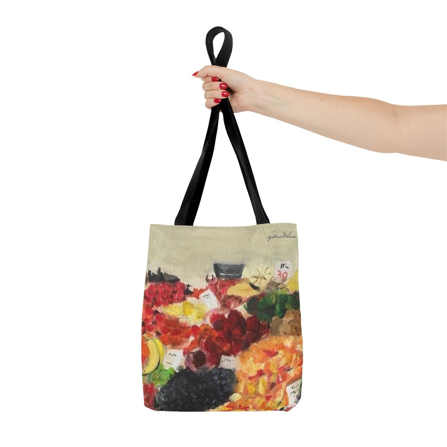Farmer's Market Tote Bag - Original Artwork by CJSNOTHERE