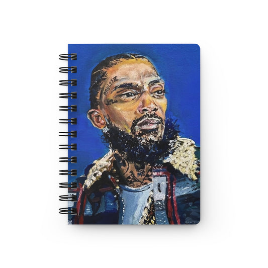 Nipsey Spiral Bound Journal - Original Artwork by CJSNOTHERE