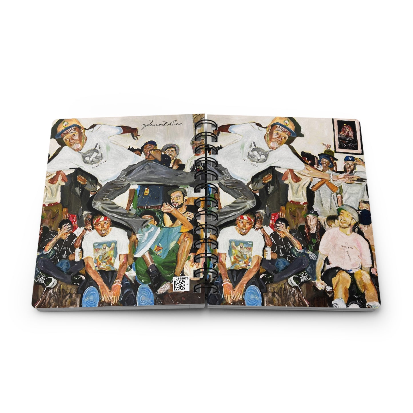 "Tyler" Spiral Journal - Original Artwork by CJSNOTHERE